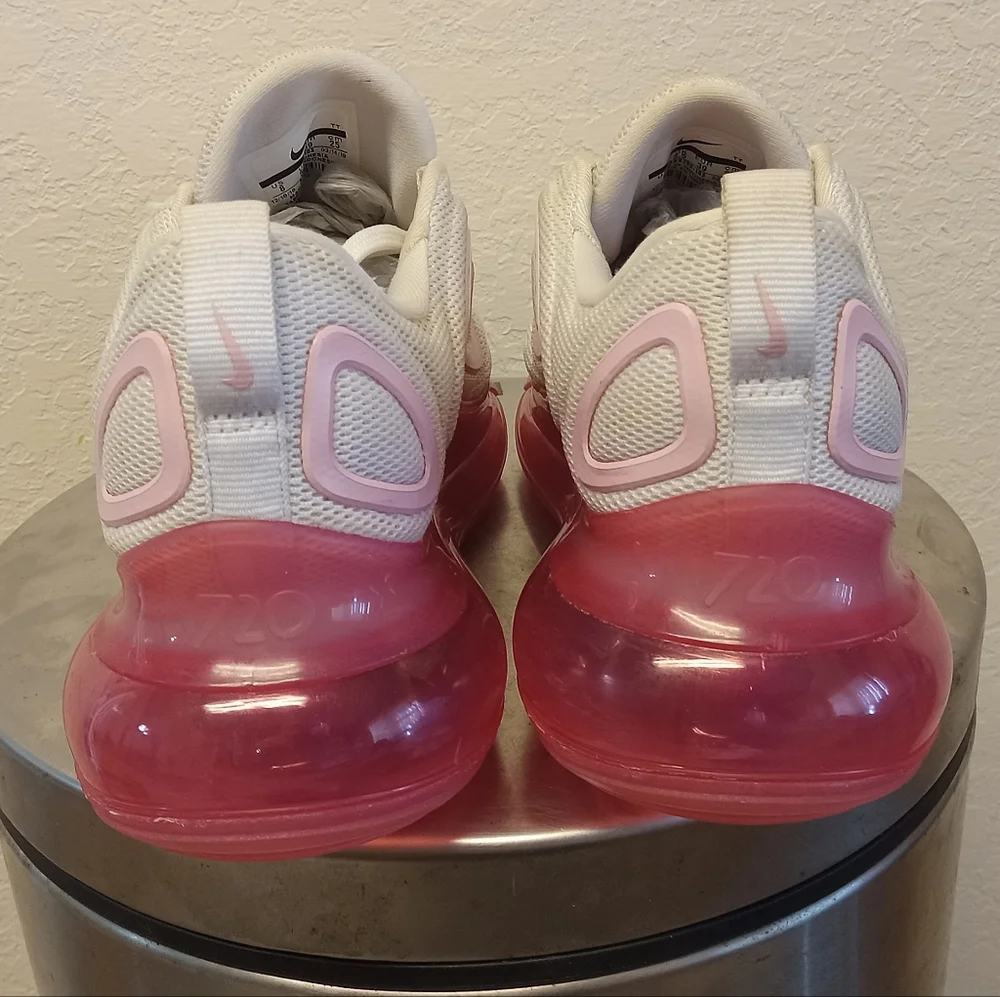 Nike Air Max 720 Womens 8 Shoes Sneakers White Pink Running Jogging Athletic Spo - Picture 8 of 16